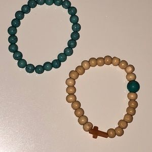 Wooden Bead Bracelet